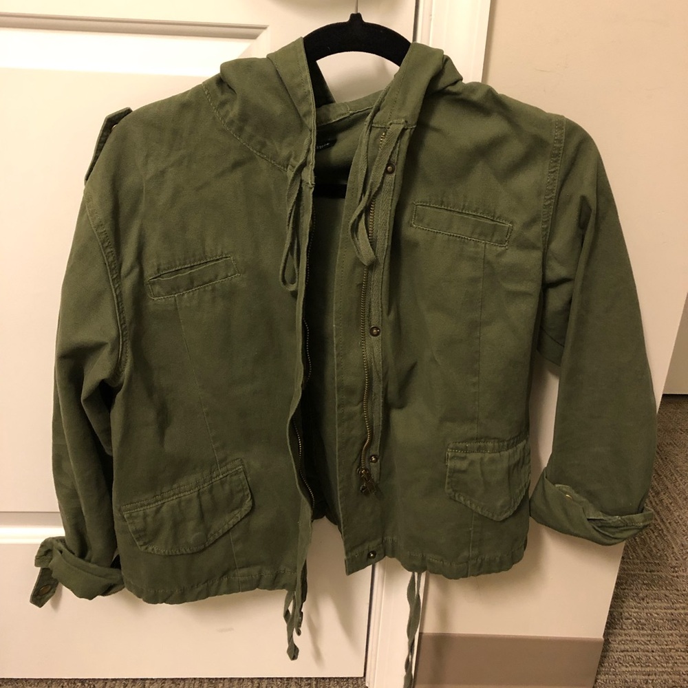 Brandy Melville army green jacket